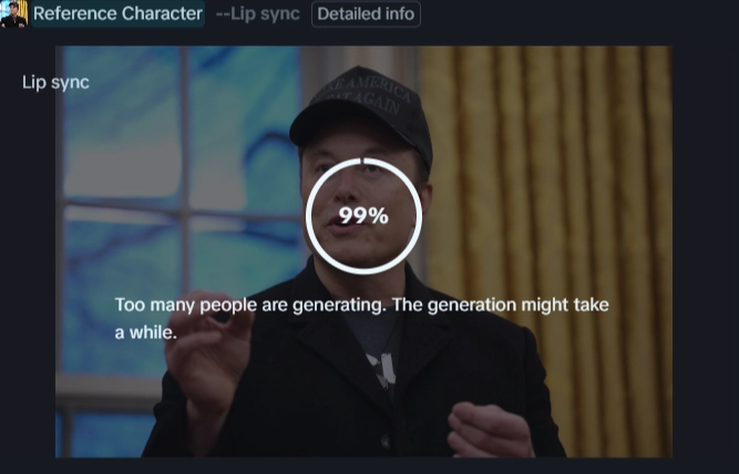 Dreamina AI Avatar: Preview screen showing generated video with player controls